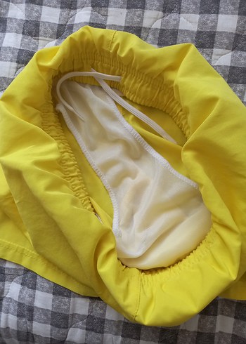 Sarı Erkek Mini Mayo Şort - Görsel 4