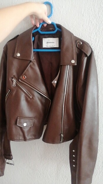 Stradivarius deri ceket 