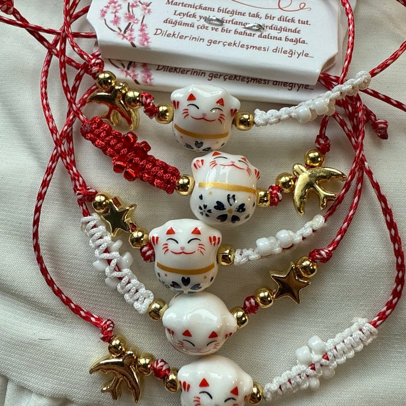 Marteniçka Boncuklu Bohem Kadın Bileklik - Görsel 2