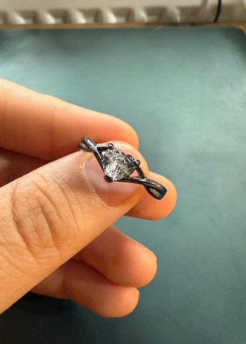 Mor Çiçekli Gotik Kadın Yüzük Seti - Görsel 13