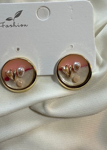 Çiçekli Mini Boncuklu Bohem Küpeler - Görsel 3