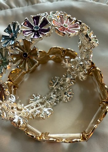 Renkli Zincir Detaylı Bohem Kadın Bileklik - Görsel 8