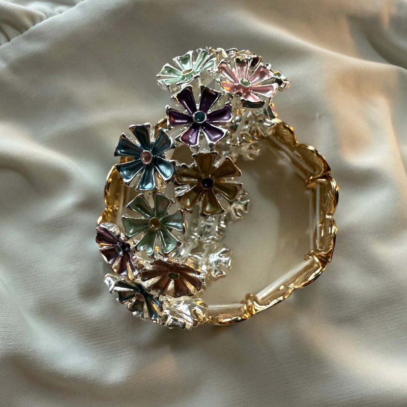 Renkli Zincir Detaylı Bohem Kadın Bileklik - Görsel 5