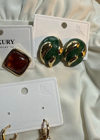 Zara Küpe Renkli Mini Pileli Bohem Küpeler - Görsel 6