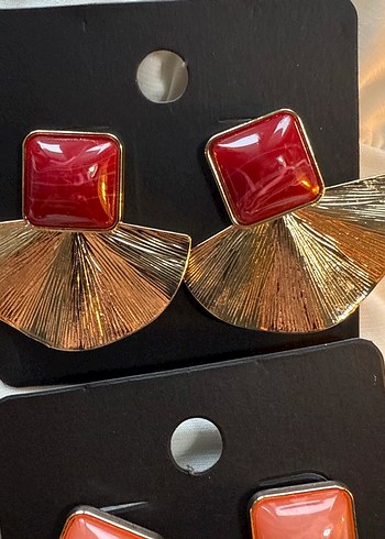 Zara Küpe Renkli Mini Pileli Bohem Küpeler - Görsel 8