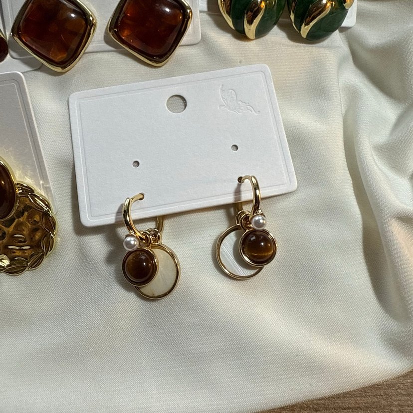 Zara Küpe Renkli Mini Pileli Bohem Küpeler - Görsel 4