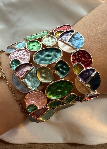 Renkli Bohem Boncuklu Kadın Bileklik - Görsel 6