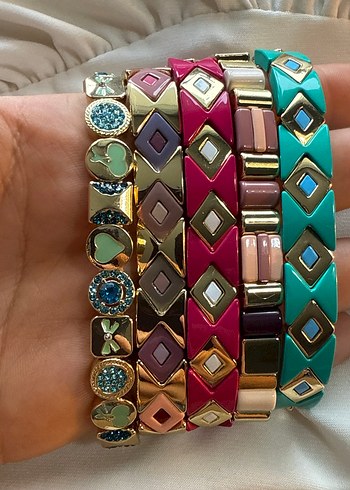 Renkli Bohem Boncuklu Kadın Bileklik - Görsel 2