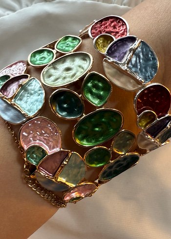 Renkli Bohem Boncuklu Kadın Bileklik - Görsel 7