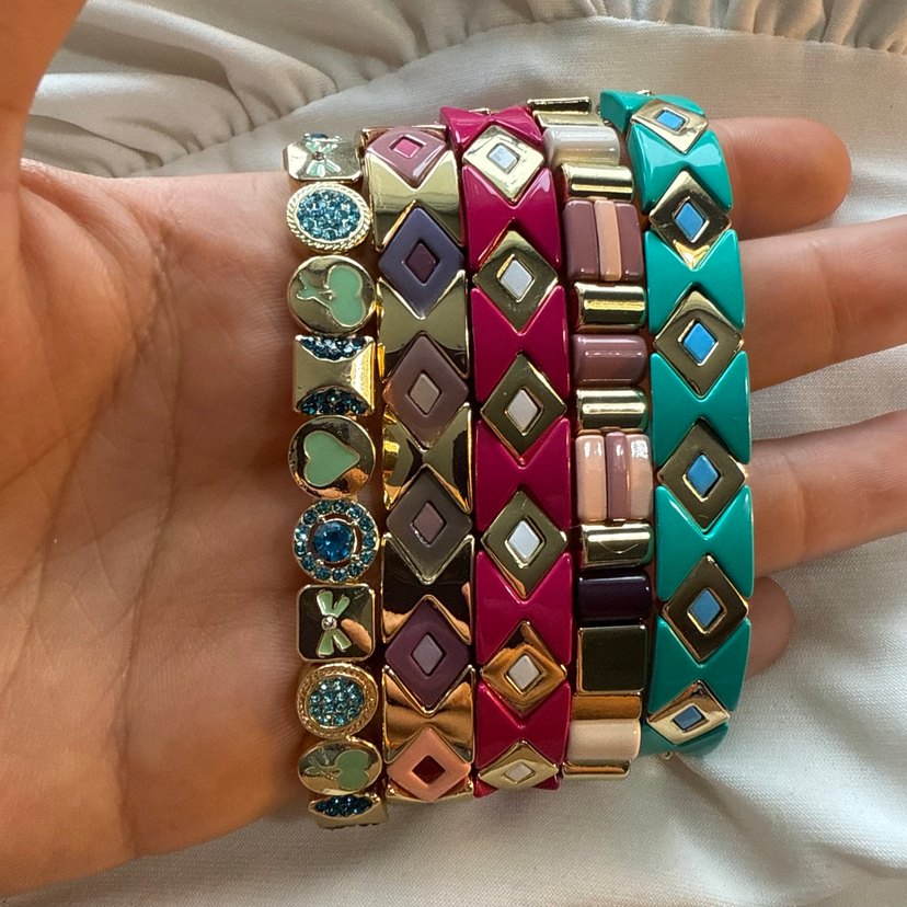 Renkli Bohem Boncuklu Kadın Bileklik - Görsel 2