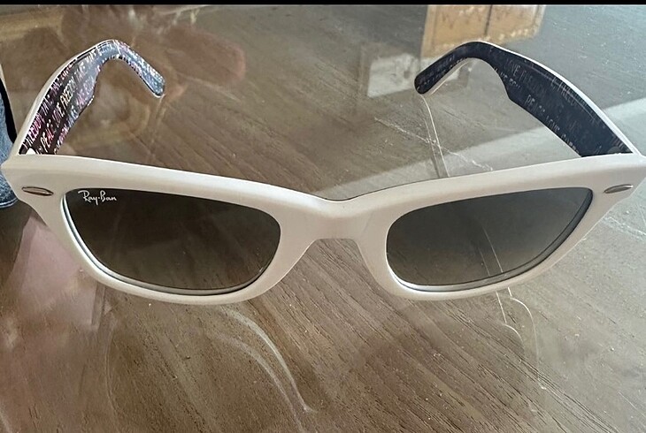  Beden beyaz Renk 2140 orjinal 50 ekartman wayfarer