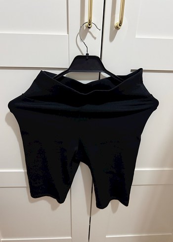 Siyah Mini Spor Şort - Görsel 2