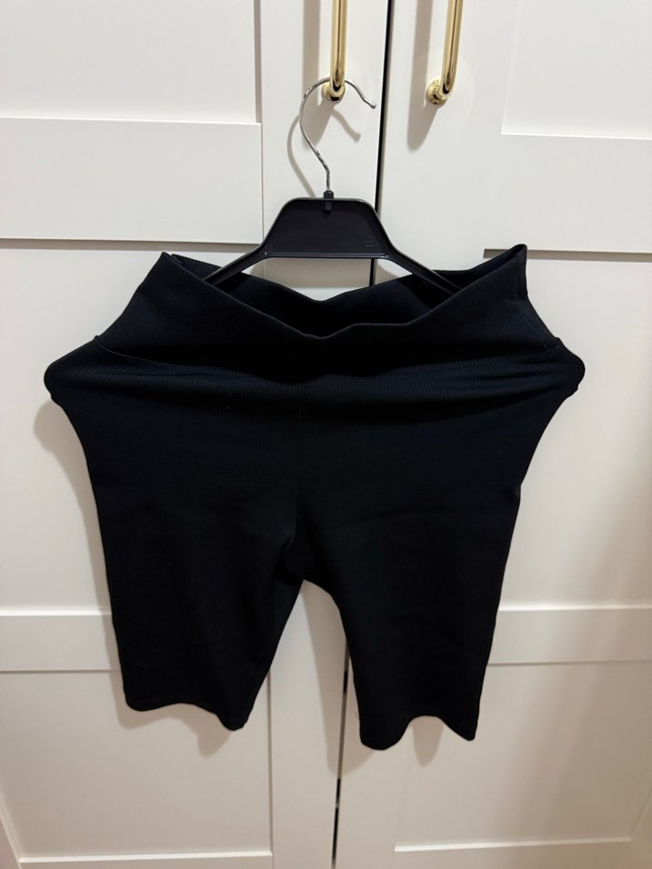 Siyah Mini Spor Şort - Görsel 2