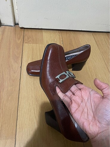 American Vintage Deri Vintage Topuklu