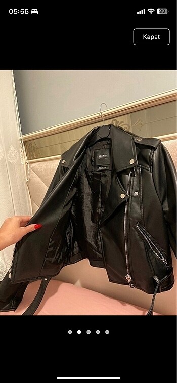 s Beden pull&bear yepyeni deri ceket