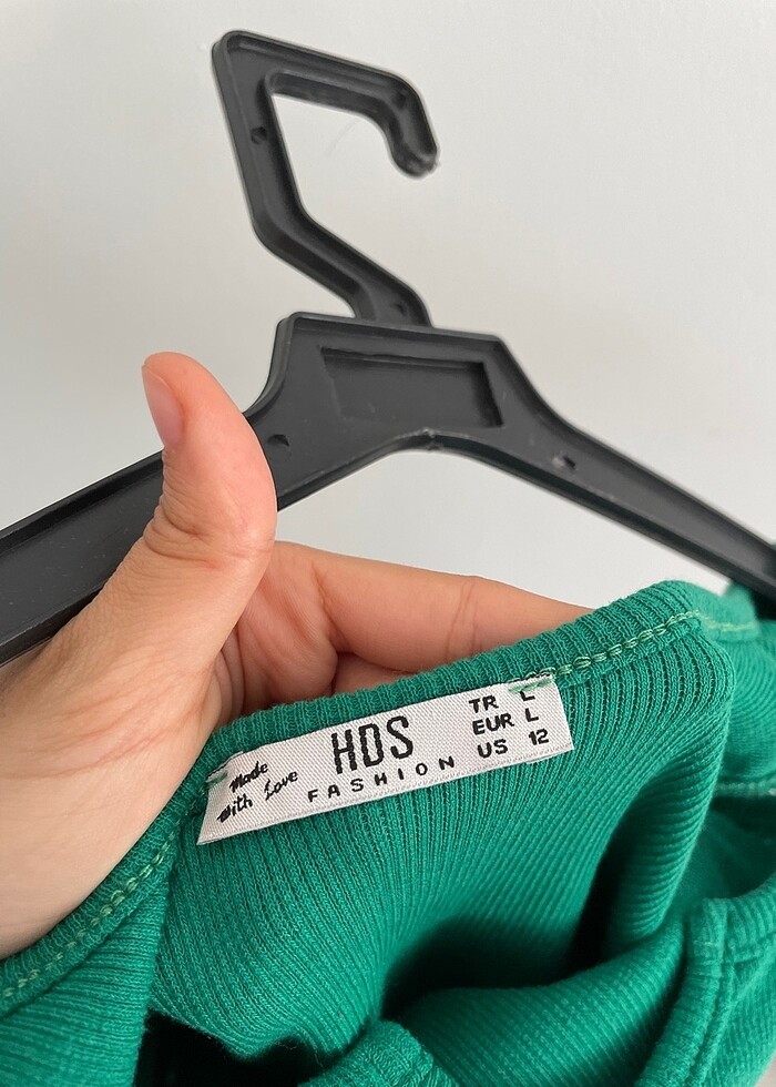 yeşil mini elbise - Görsel 3