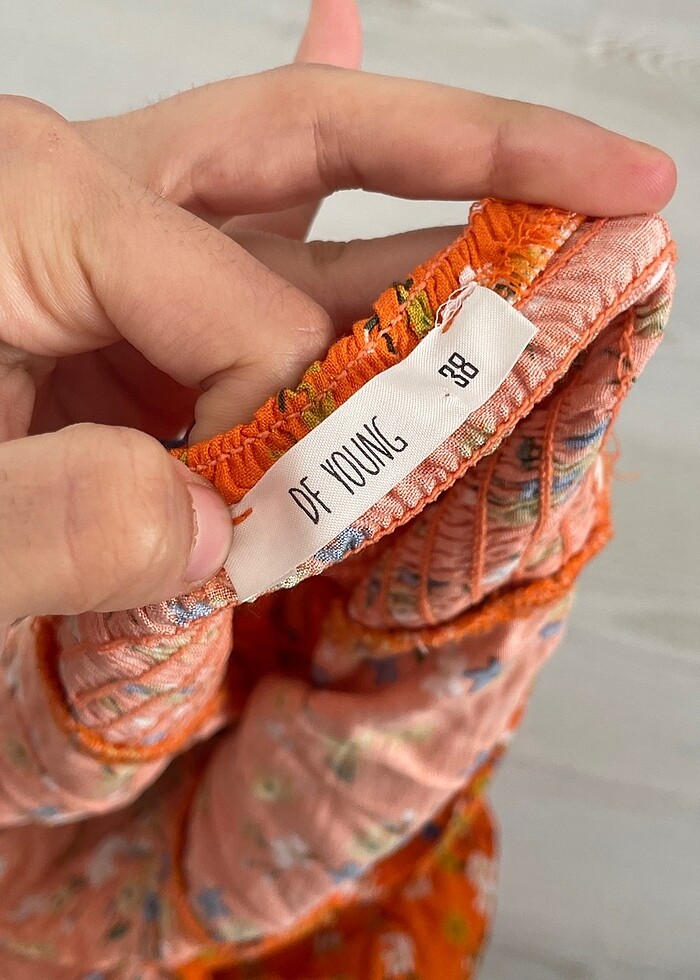 turuncu askılı ekbise - Görsel 4