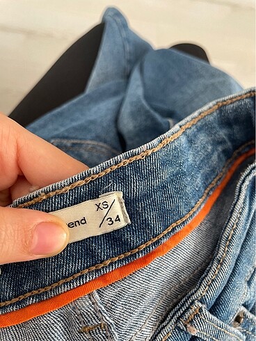 xs Beden mavi Renk mavi jean pantolon