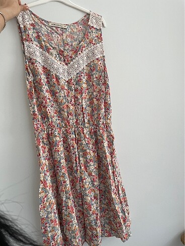 LC Waikiki vintage çiçekli elbise