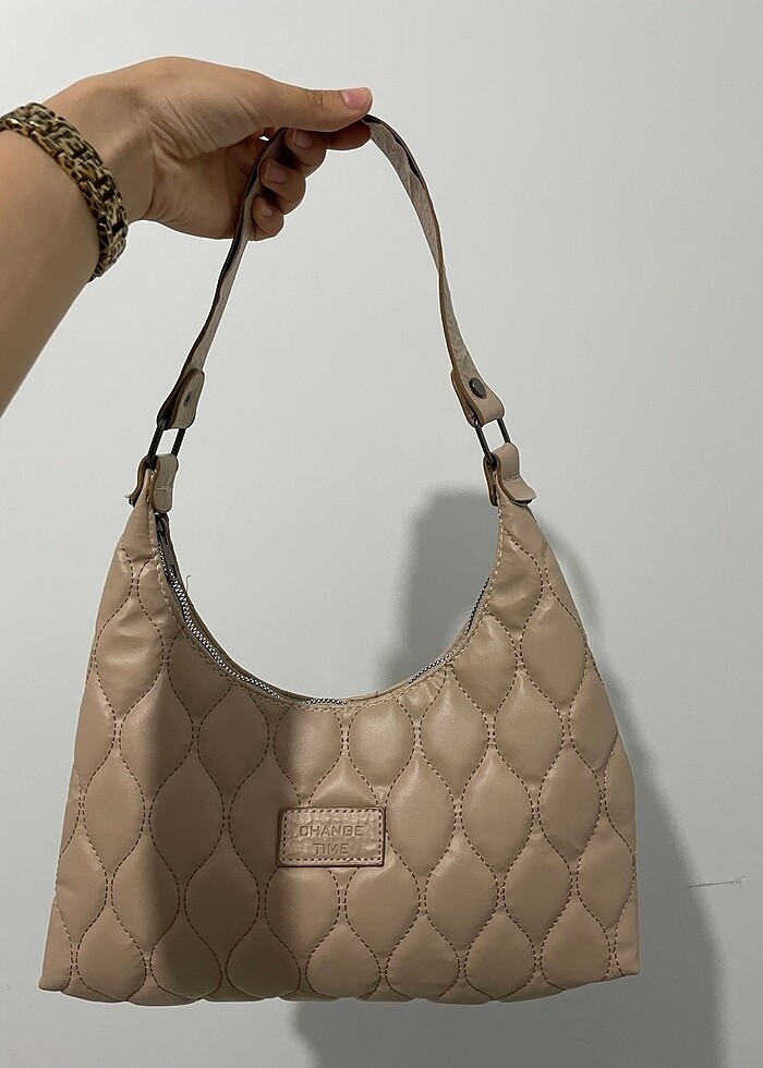 krem çanta - Görsel 3