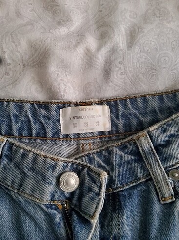 36 Beden Bershka Vintage Collection Jean Kot Pantolon 36 Beden