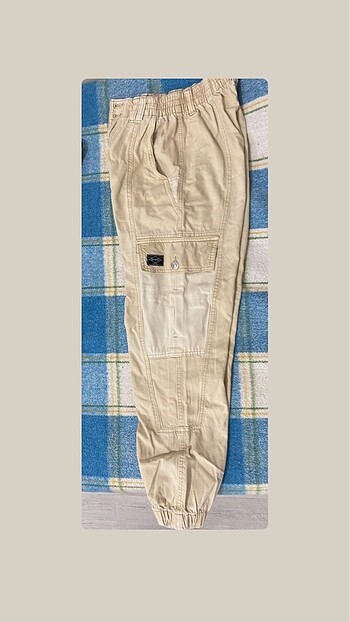 xs Beden camel Renk Bershka - Bej Kargo Jogger Pantolon
