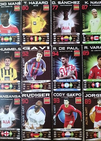 Futbolcu Kartları 