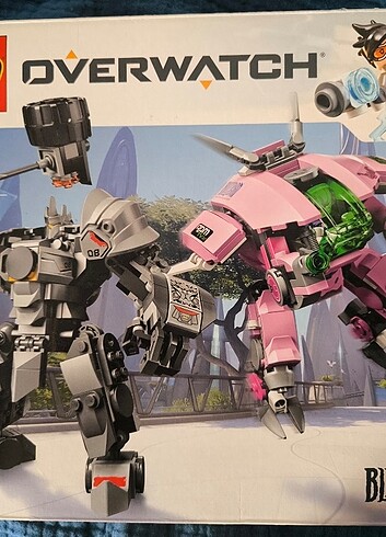 Beden Renk Overwatch Lego Reinhardt ve D.va