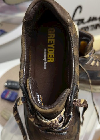 Kahverengi Kamuflajlı Erkek Spor Ayakkabı - Görsel 4