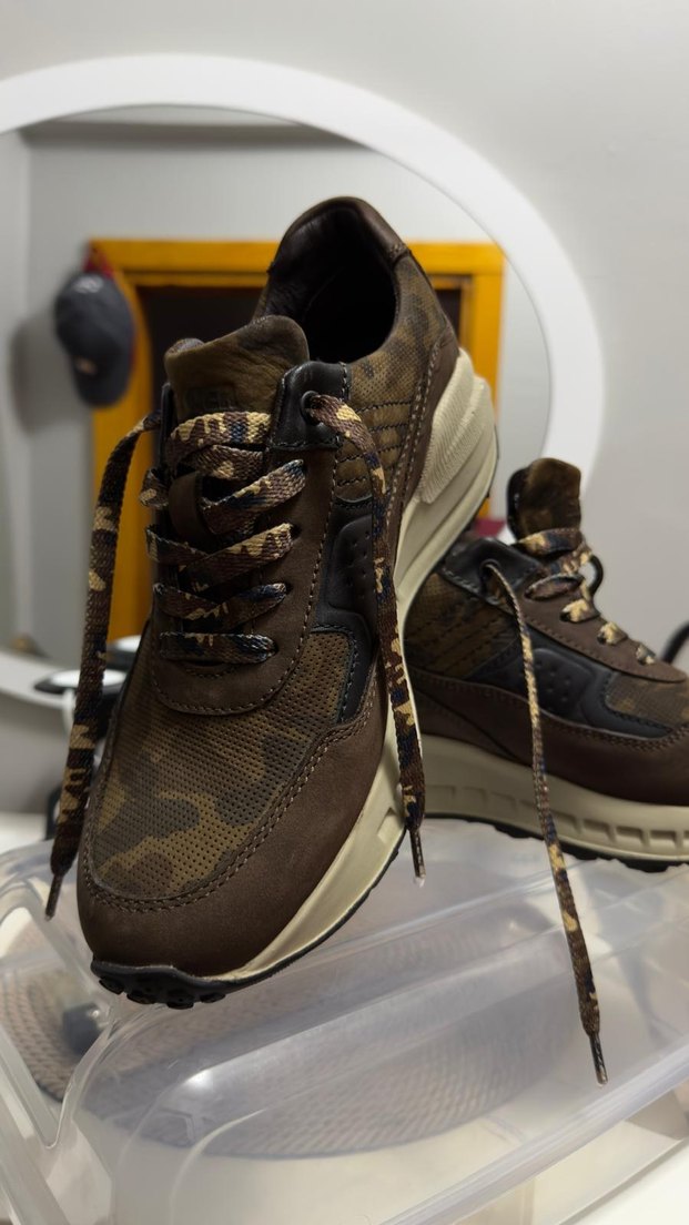 Kahverengi Kamuflajlı Erkek Spor Ayakkabı - Görsel 2