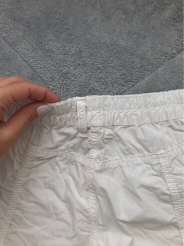 Diğer Beyaz vintage kargo pantolon
