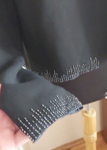 38 Beden siyah Renk Siyah Mini Kadın Blazer Ceket
