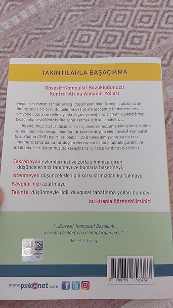  Beden Psikonet yayınları takıntılarla başa çıkma 