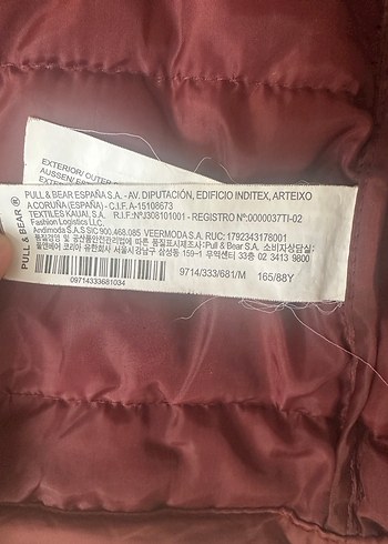 Pull and Bear Kiremit Rengi Kapüşonlu Fermuarlı Kadın Mont - Görsel 4