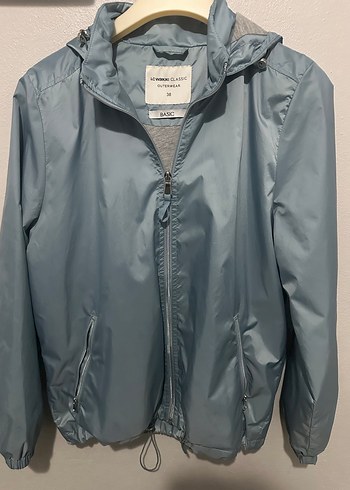 kadın bebe mavisi gri astarlı yagmurluk - Görsel 2