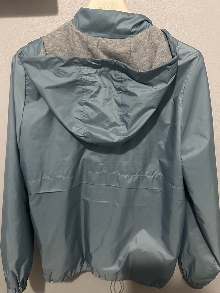 kadın bebe mavisi gri astarlı yagmurluk - Görsel 3