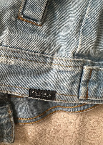 Zara Erkek Kot Ceket - Görsel 2