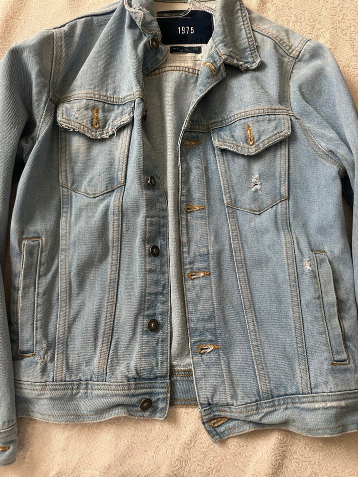 Zara Erkek Kot Ceket - Görsel 4