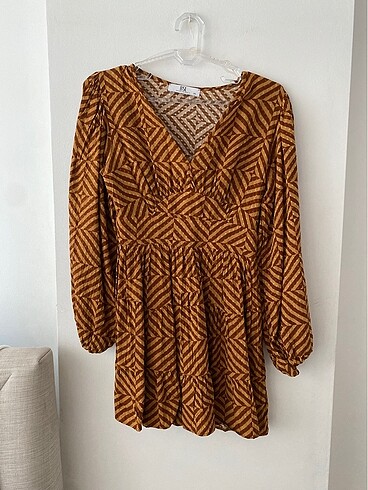 BSL FASHION Bsl Mini Desenli Elbise