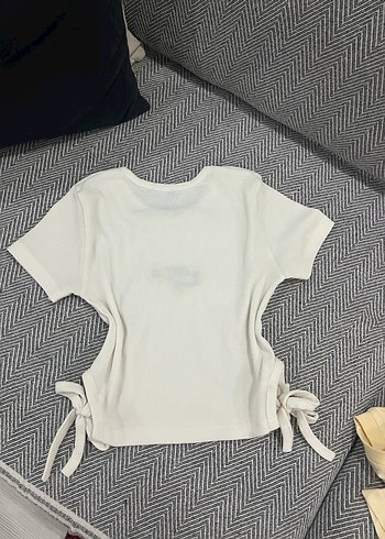 m Beden Kadın Beyaz Nike Baskılı Kısa Kollu Tişört