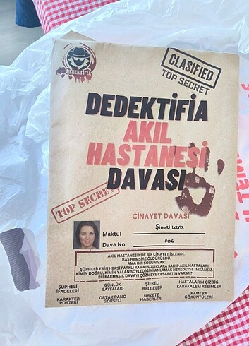 Dedektifia akıl hastanesi seti 