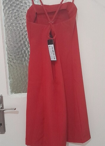 m Beden kırmızı Renk Trendyolmilla elbise