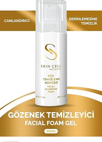 Yüz temizleme köpüğü 