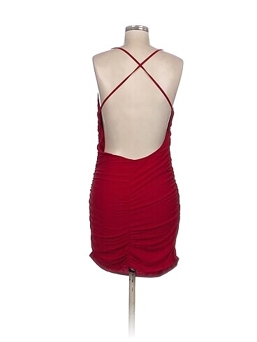 m Beden Vintage Love Kısa Elbise %70 İndirimli.