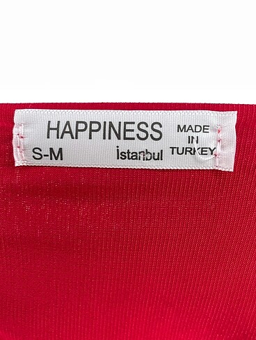 s Beden kırmızı Renk Happiness Kısa Elbise %70 İndirimli.