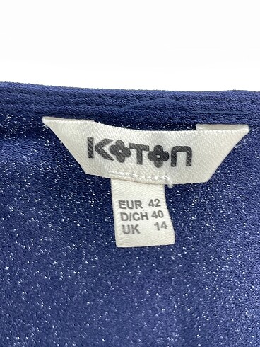 42 Beden lacivert Renk Koton Kısa Elbise %70 İndirimli.