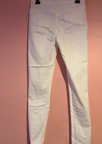 Beyaz Kadın Pantolon - Görsel 2