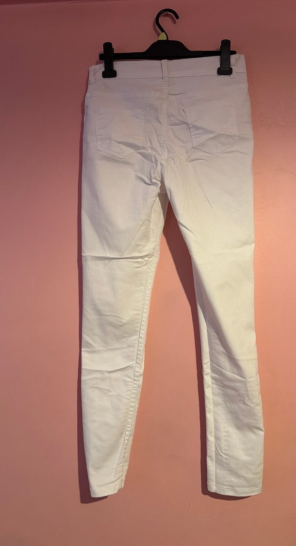 Beyaz Kadın Pantolon - Görsel 2