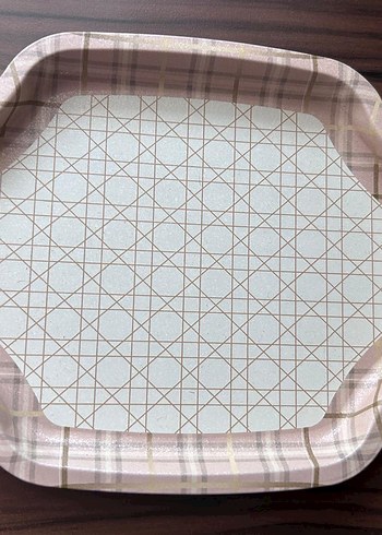 Beden Geometrik Motifli Tepsi
