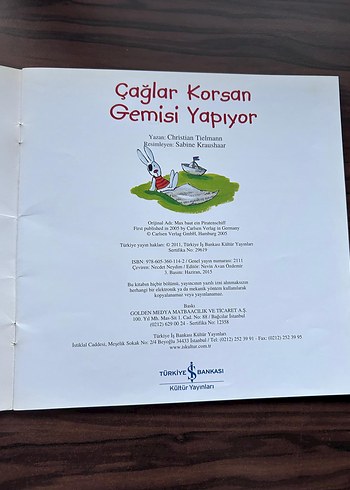 Çağlar Korsan Gemisi Yapıyor - Çocuk Kitabı